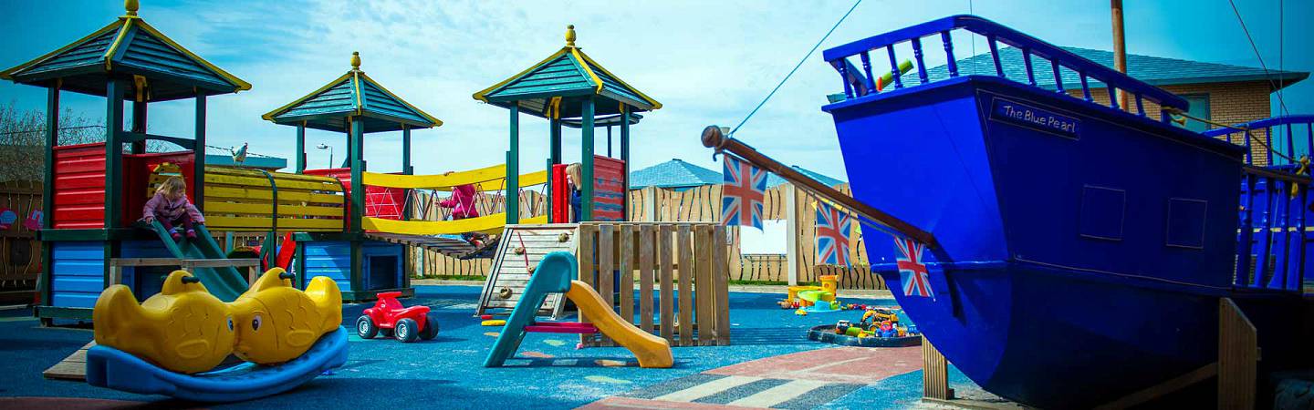 Photo: outdoor play area at Kiddlywinks Nursery, Penrith